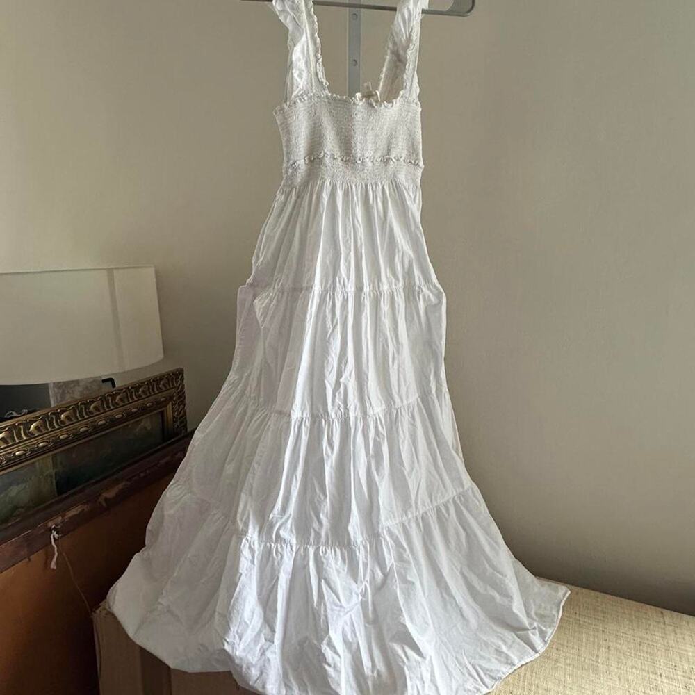 Loveshackfancy white cotton maxi dress - Picture 4 of 5